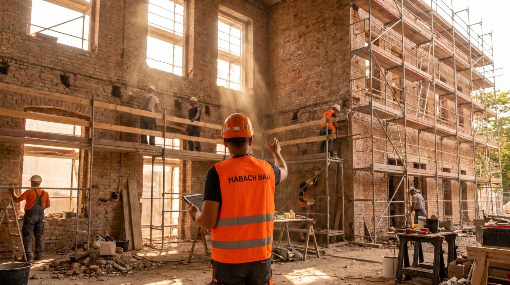 Komplettsanierung vom Keller bis zum Dach durch Habach Bau